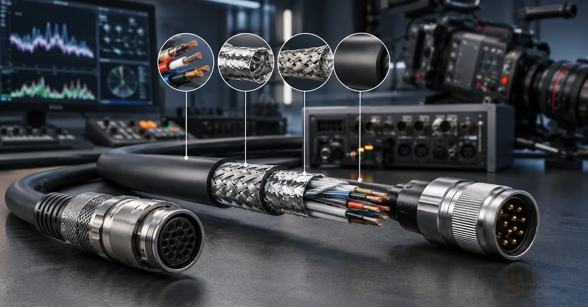 EMI-afgeskermde kabel vir seinbeskerming