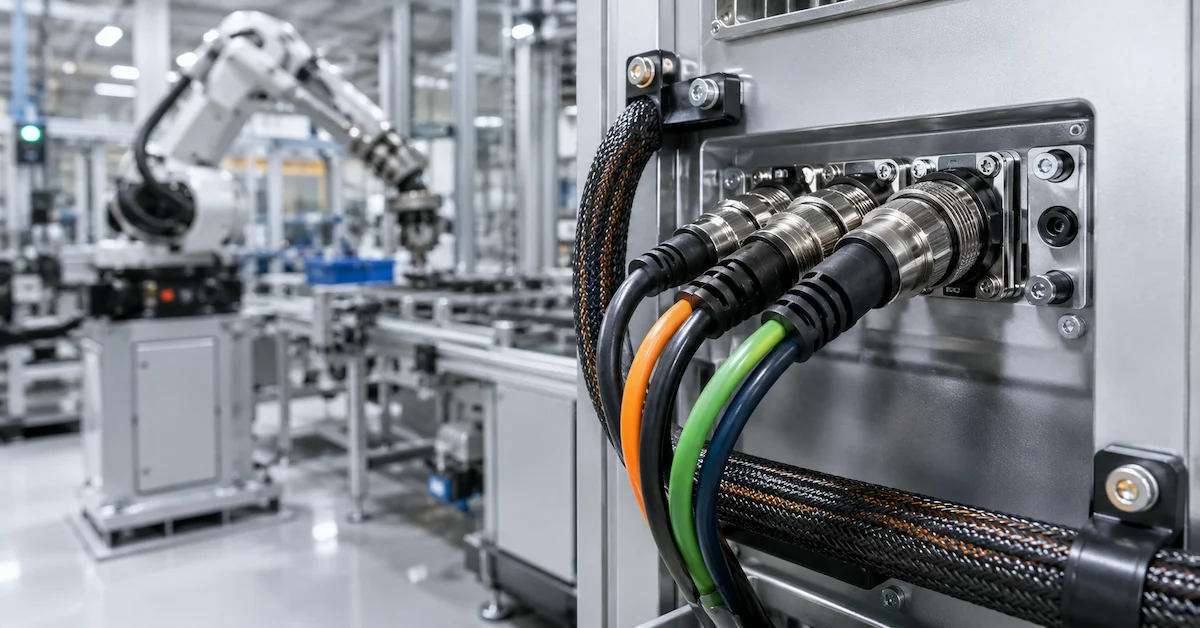 Duursame kabelsamestelling vir industriële gebruik