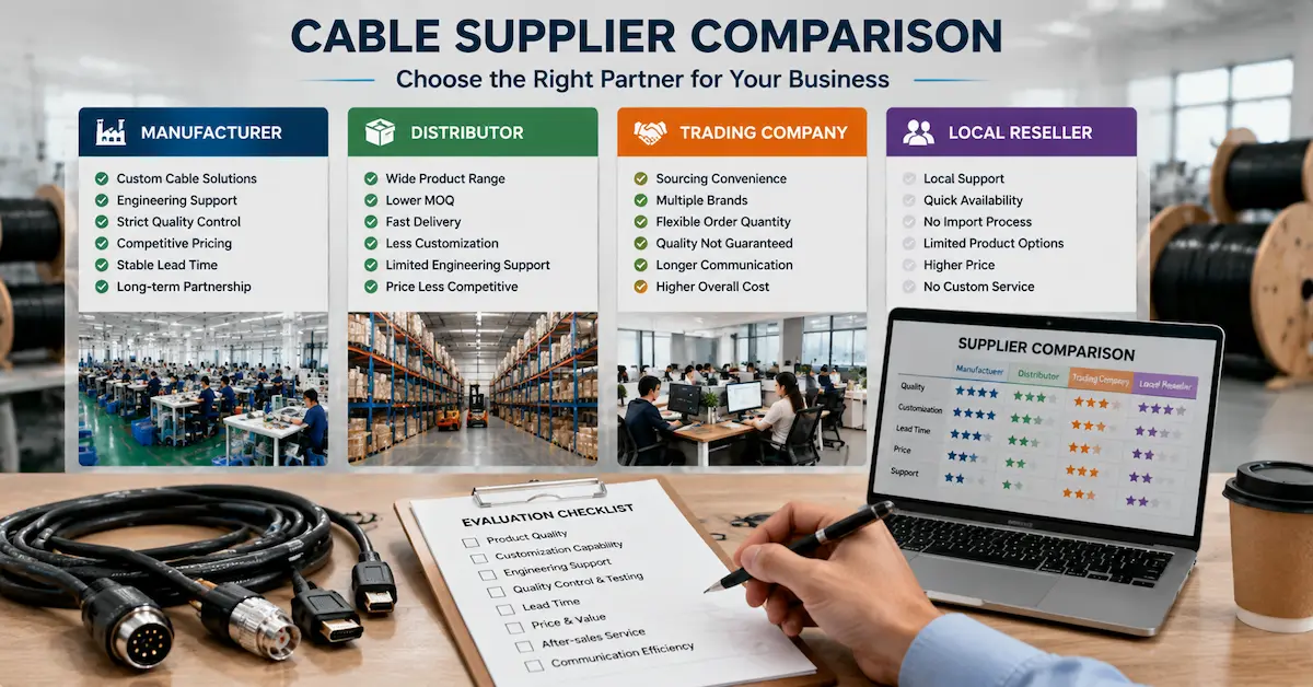 Cable Supplier Comparison: How to Choose the Right Cable Partner for Your Business